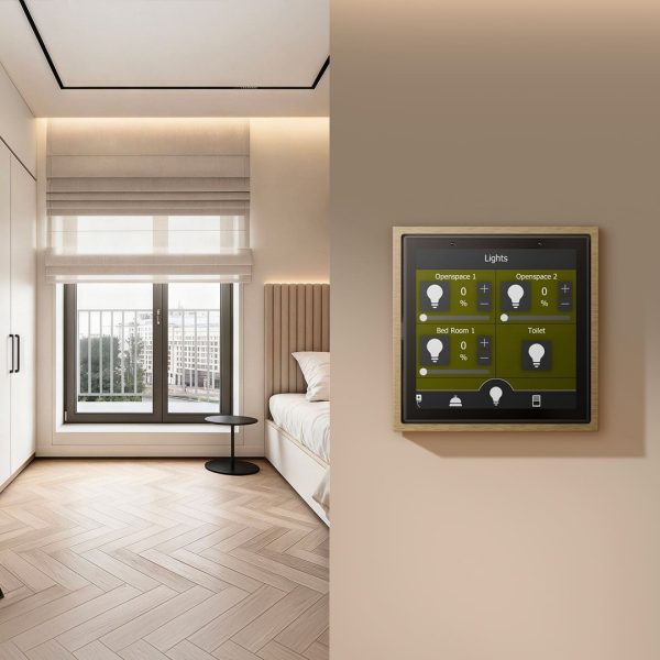 Family controls the home’s status from the app