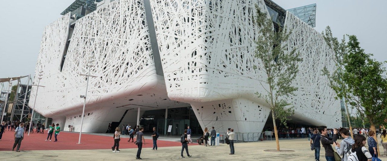 Mailand EXPO 2015 und Palazzo Italia 