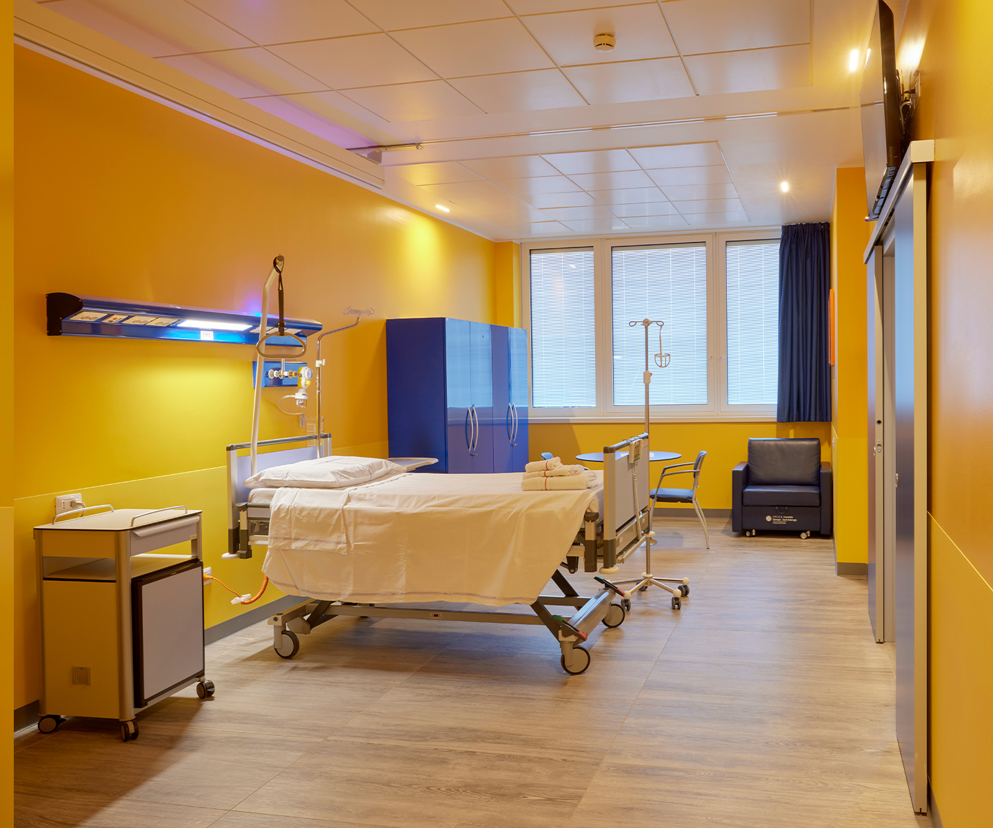 Galeazzi-Sant'Ambrogio Hospital room.