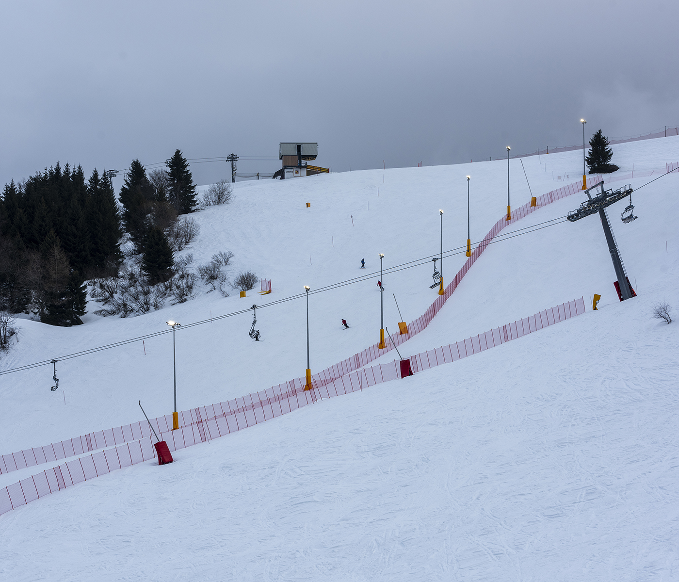 Espace skiable de Monte Bondone, installation sportive en extérieur