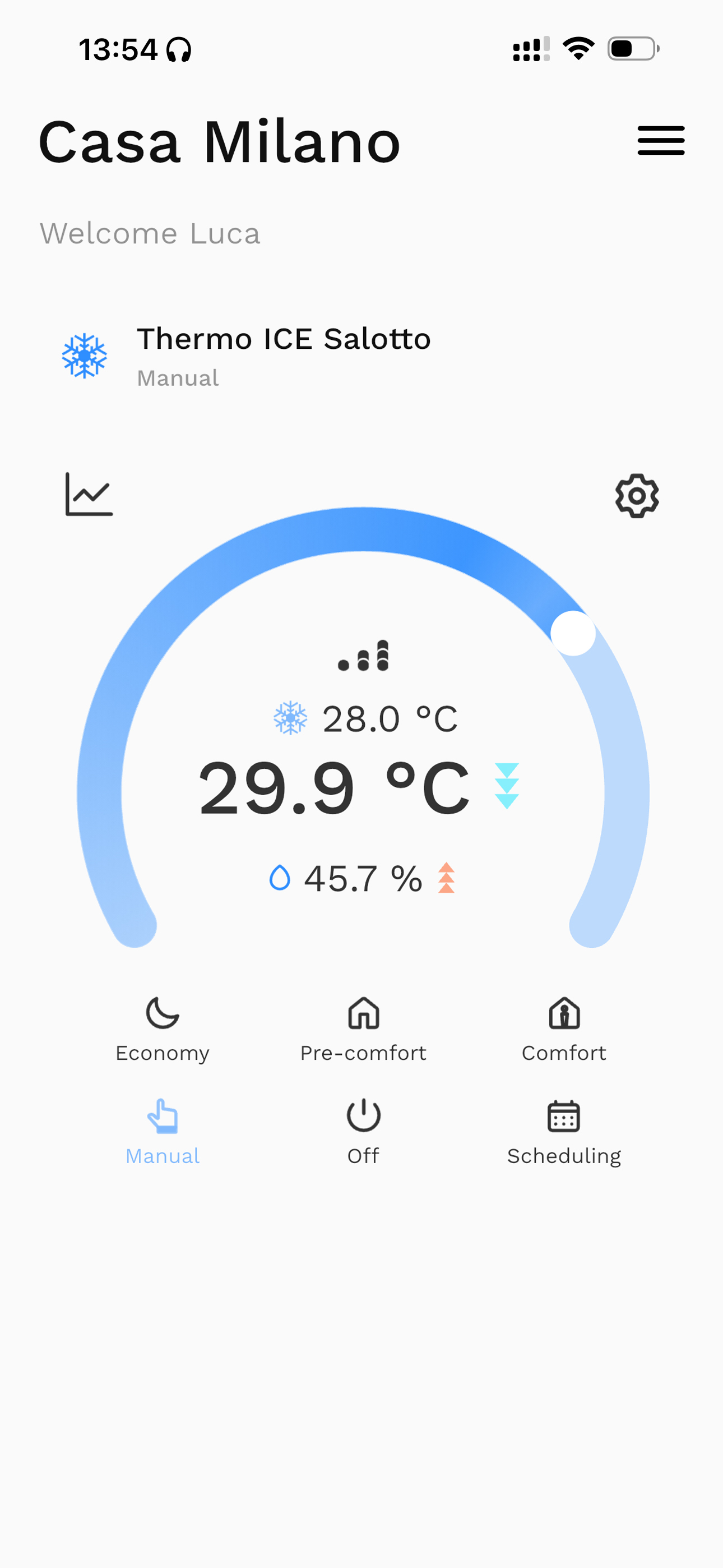 Thermo Ice 2.0 screen app