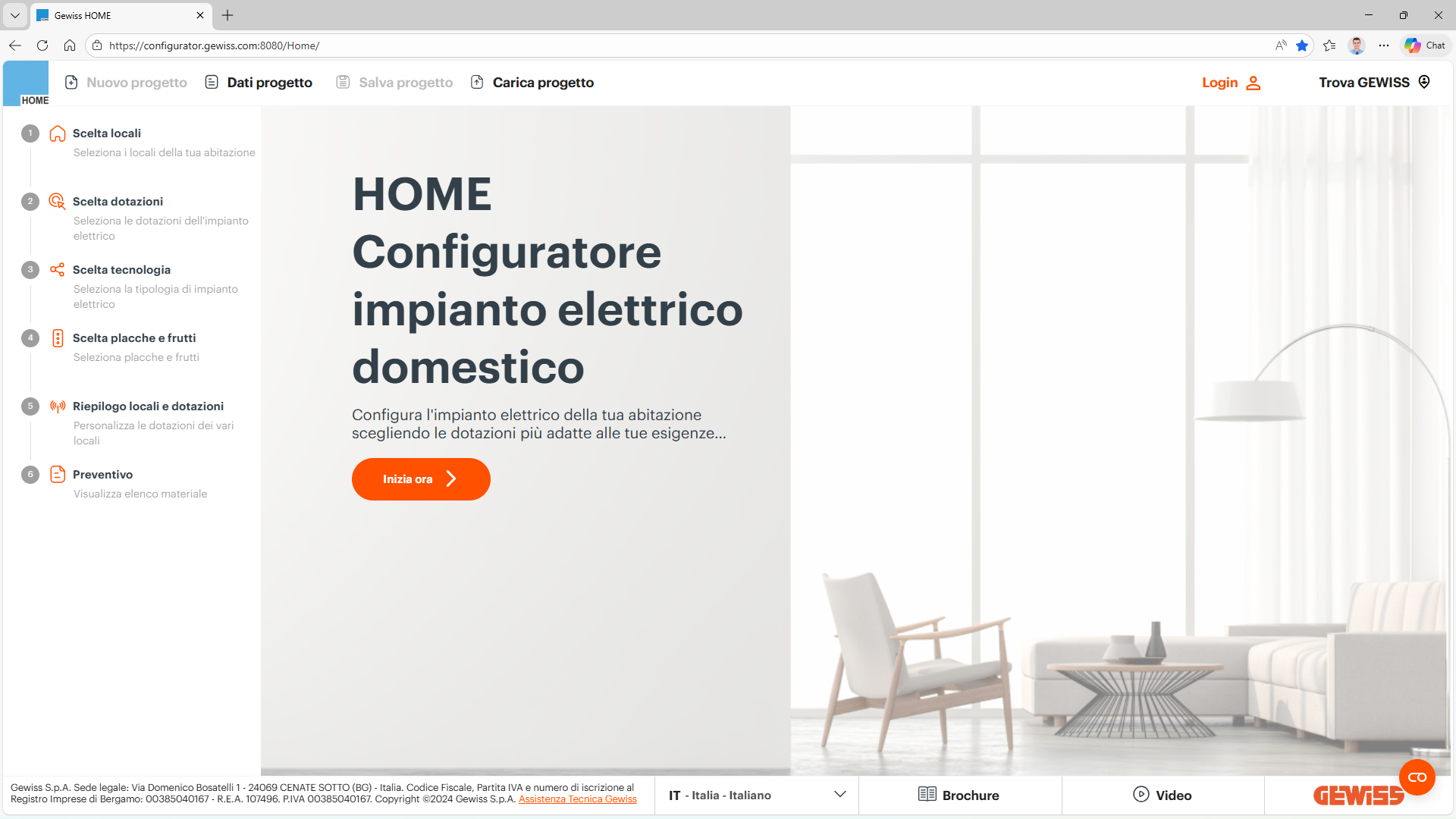 Configuratore Home