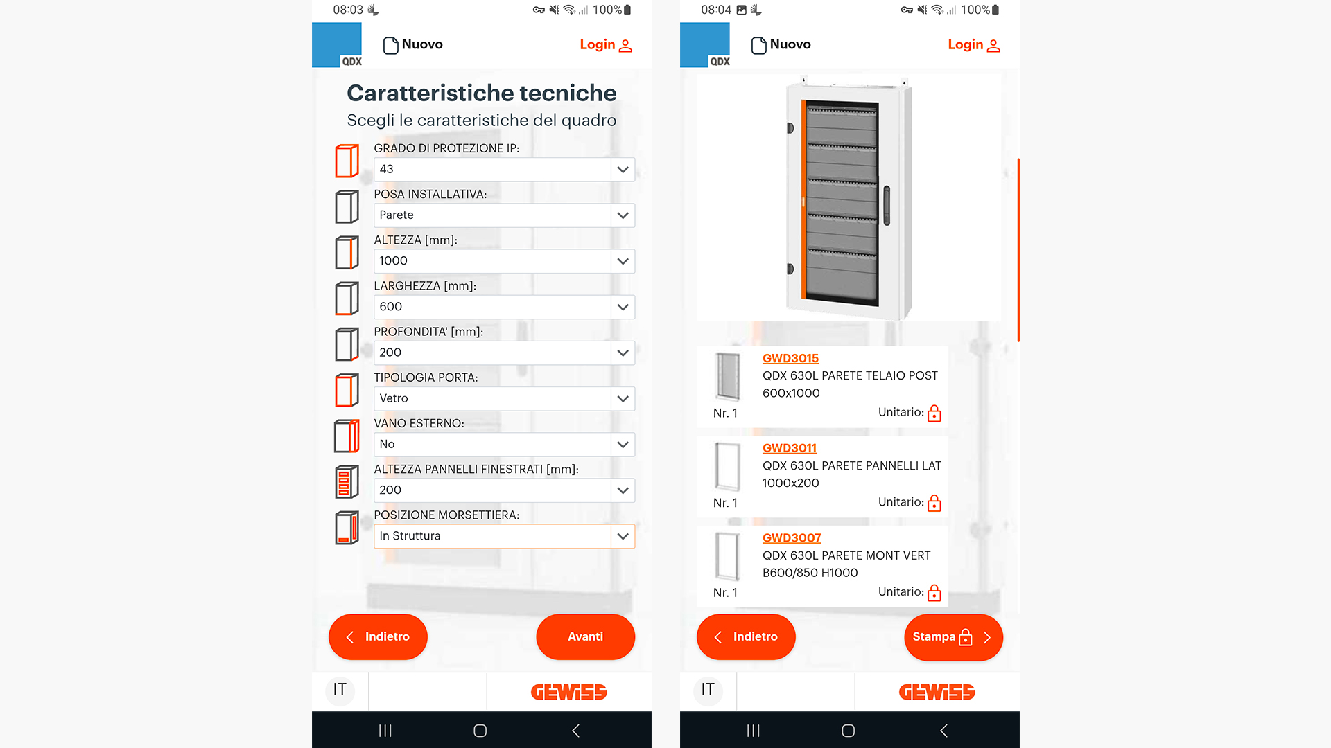 Configuratore QDX anteprima