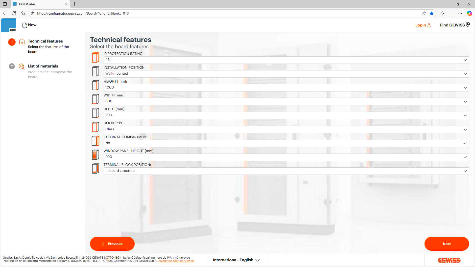 QDX Configurator preview