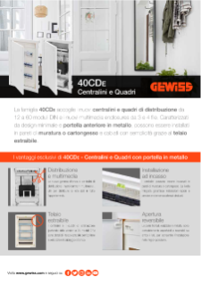 40 Cde - Centralini e Quadri