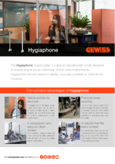 Hygiaphone droplet barrier