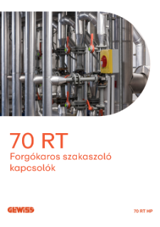 70 RT Forgókaros szakaszoló kapcsolók