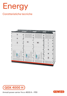 QDX 4000 H - Caratteristiche tecniche