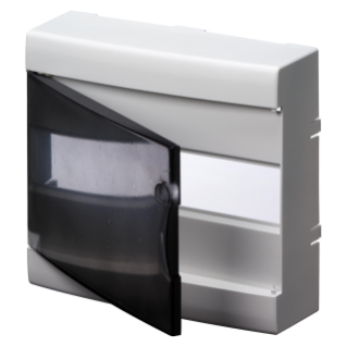 DOOR COLOUR WHITE RAL9016 WITH FRAME FOR FINISHING SUPPORT BASES - IP40 - CLIP FIXING