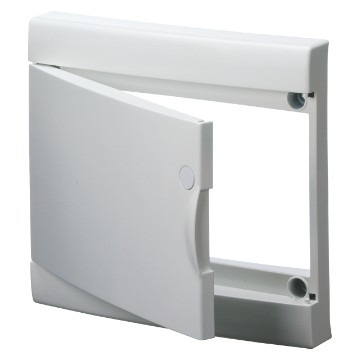 Porte pleine avec cadre de support et de fixation pour coffrets modulaires - Blanc RAL 9016 - IP40 Porte pleine avec cadre de support et de fixation pour coffrets modulaires - Blanc RAL 9016 - IP40
