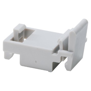 Support for fixing modular terminal blocks on DIN rail