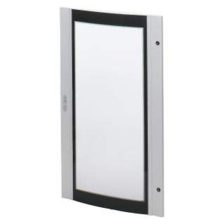 CURVED GLASS DOOR - FOR 38 LAN BOARD - 700X900 - GREY RAL 7035