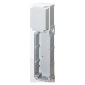 modular base for combination mounting of vertical fixed socket outlet heavy duty - 1 socket outlet 16/32a / selv - ip66