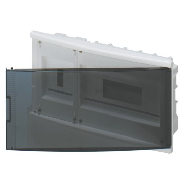Distribution boards to house ICP power limiting circuit breaker sealable - In=40A - Smoked transparent door
