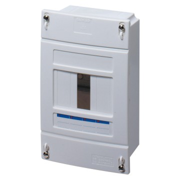 Centralino per alloggiamento interruttore limitatore di potenza ICP con vano piombabile - In=40 A - Grigio RAL 7035 Centralino per alloggiamento interruttore limitatore di potenza ICP con vano piombabile - In=40 A - Grigio RAL 7035