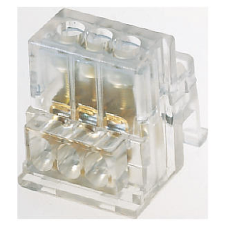 TERMINAL BLOCK WITH INDIRECT SCREW TIGHTENING - 4X16MM²