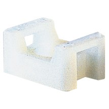 Embases à vis en polymère incolore pour la fixation de colliers de câblage Embases à vis en polymère incolore pour la fixation de colliers de câblage