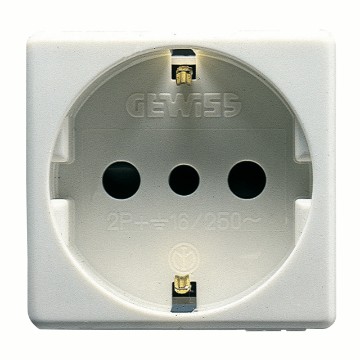 Italian/German Standard socket-outlets - 250V AC Italian/German Standard socket-outlets - 250V AC