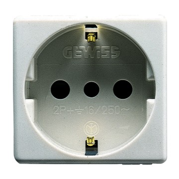 Italian/German Standard socket-outlets - 250V AC