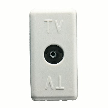 Resistive coaxial TV sockets (40-860 MHz) - IEC female connector Ø 9.5mm Resistive coaxial TV sockets (40-860 MHz) - IEC female connector Ø 9.5mm