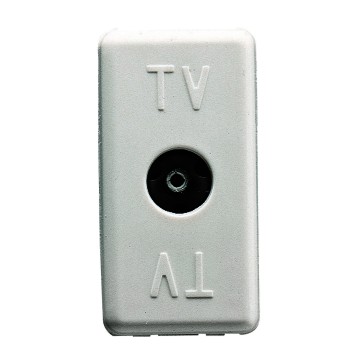 Tomadas coaxiais TV resistivas (40-860 MHz) - Conector IEC fêmea Ø 9,5 mm
