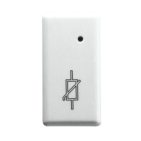  TÚLFESZÜLTSÉG VÉDELMI KÉSZÜLÉK - 250V ac - 75J - 1 MODUL - SYSTEM WHITE