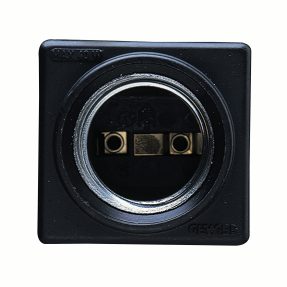 בית מנורה - e27‏ - מקס' 40w - שחור - 2 מודולים - system