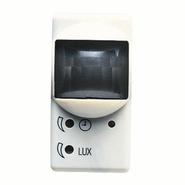  INFRARED MOVEMENT DETECTOR - 230V ac 50/60Hz - 1NO 3A(AC1) 250V - 1 MODULE - SYSTEM WHITE