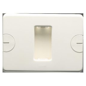 placa compact - autoportante - 1 módulo - blanco nube - system