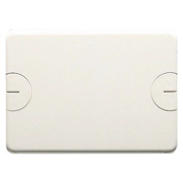 Blank plates for rectangular flush-mounting boxes