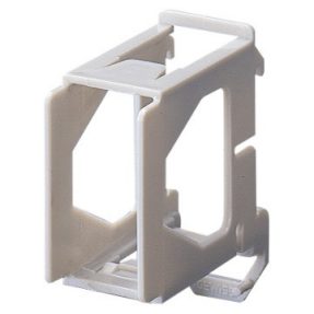 SUPPORTO PER MONTAGGIO COMPONENTI SERIE SYSTEM GUIDA DIN - 1 POSTO - 1,5MODULI DIN