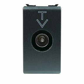 tv dose klasse a - iec stecker 9,5mm - durchgangdosen - dämpfungswerte 5 db - 1 modul - playbus