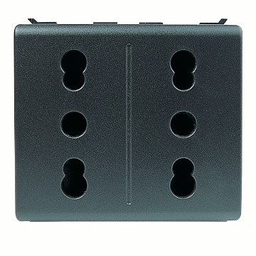 Presa doppia standard Italiano - 250 V ac Presa doppia standard Italiano - 250 V ac