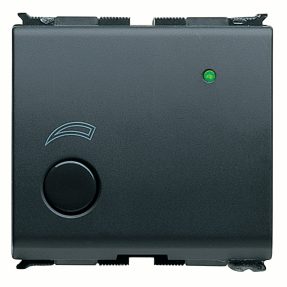 electronic regulator - for resistive/inductive loads - push-button - 230v 60-500w - 2 modules - playbus