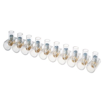 Morsettiere volanti in barrette scomponibili - 450 V - T 85 °C - Trasparente - IP20 Morsettiere volanti in barrette scomponibili - 450 V - T 85 °C - Trasparente - IP20