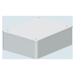 DEEP LID - FOR PT/ PT DIN AND PT GREEN WALL BOXES - 196X152 - IP40 - WHITE RAL9016