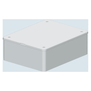 HOHE DECKEL - FÜR PT/PT DIN UND PT DIN GREEN WALL DOSEN - 294X152 - IP40 - WEISS RAL9016