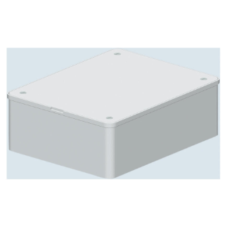 DEEP LID - FOR PT/ PT DIN AND PT GREEN WALL BOXES - 392X152 - IP40 - WHITE RAL9016