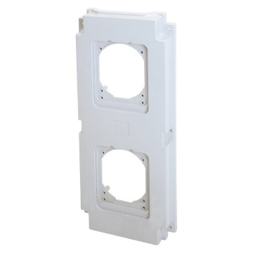 Flansch mit 2 Ausschnitten - IP66 Flansch mit 2 Ausschnitten - IP66