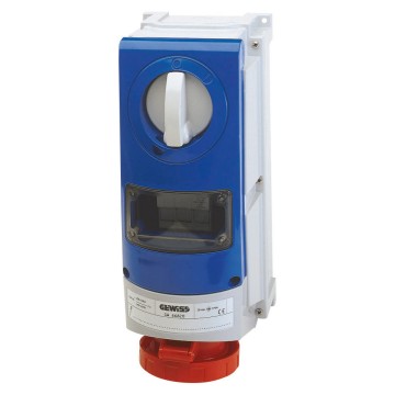 Bases verticales con interruptor de bloqueo y base portafusibles - 50/60 Hz Bases verticales con interruptor de bloqueo y base portafusibles - 50/60 Hz