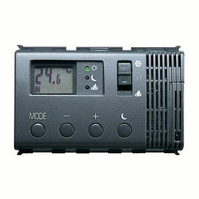elektronischer thermostat sommer/winter - 230v 50/60hz - 3 module - playbus