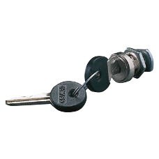 Cylindrical security lock - for 40 CDe (French standard) enclosures