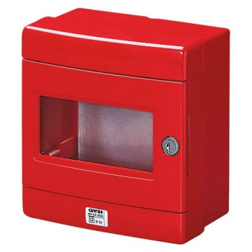 Quadro de electricidade estanque para manobras de emergência e aplicações especiais com placa de fundo chapa galvanizada