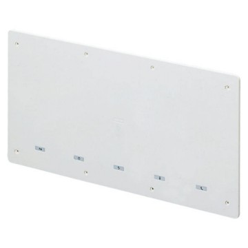 Shockproof plumbable plain lids for boxes for uprights - white ral 9016- IP44