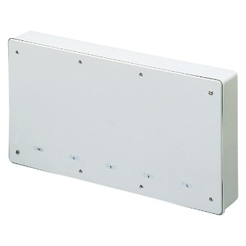 Shockproof sealable deep lids for boxes for uprights - Grey RAL 7035 - IP44 Shockproof sealable deep lids for boxes for uprights - Grey RAL 7035 - IP44
