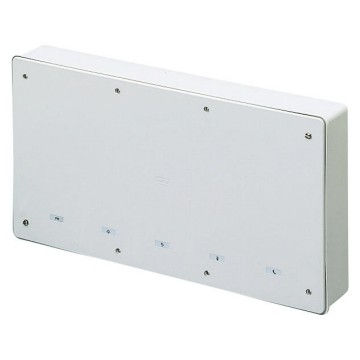 Tampas altas com selagem de cobre antichoque para caixas para montantes - cinza ral 7035- IP44