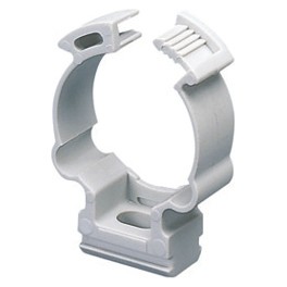 Supports à collier en polymère antichoc - Gris RAL 7035 Supports à collier en polymère antichoc - Gris RAL 7035
