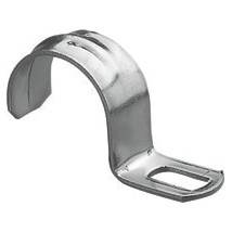Attaches en acier zingué trou 12 x 6 mm Attaches en acier zingué trou 12 x 6 mm