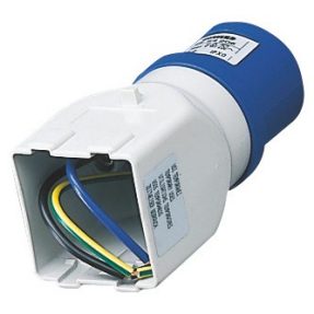 systemadapter - von industrie zu haushalt - stecker 2p+e 16a 230v ac 50/60hz - vorrüstung für 2 systemmodule