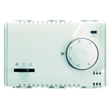 Elektronische zomer-/winterthermostaat met stelknop en indicatieled - 230 V - 50/60 Hz